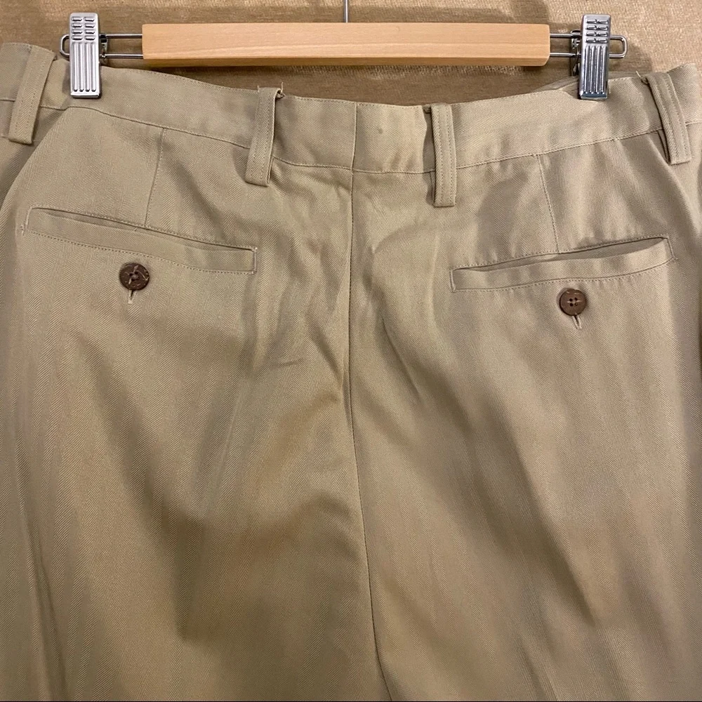 TOMMY BAHAMA Pleat Front Silk Trousers